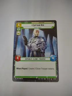 Star Wars Unlimited TOR OP 09/20 Captain Rex Play Set (x3 cards) - Image 1