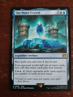 The Water Crystal Final Fantasy Regular Card NM - Image 1