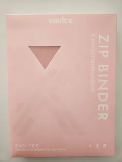 Vault X Just Pink 9-Pocket Exo-Tec Zip Binder - 360 Cards - New - Image 1