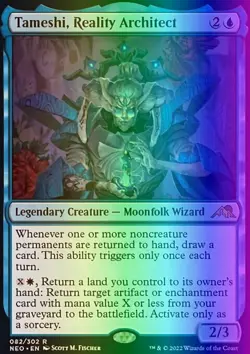 MTG Tameshi, Reality Architect (82/574) Kamigawa Neon Dynasty LP FOIL - Image 1