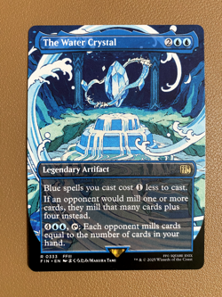 The Water Crystal (Borderless / Regular) Final Fantasy x MTG - Pack Fresh NM - Image 1