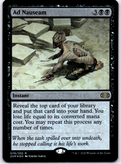 Ad Nauseam Double Masters FOIL NM MTG - Image 1