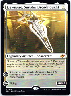 #238 Dawnsire, Sunstar Dreadnought Edge of Eternities Mythic - Image 1