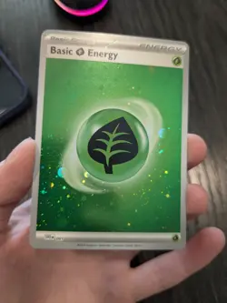 Basic Fire/Grass Energy 002 - Pokemon 151 - HD Cosmos Holo HD Nm - Image 5