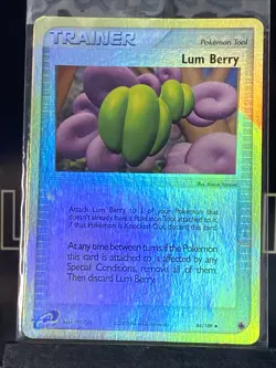 Lum Berry 84/109 Uncommon Reverse Holo Pokemon Ruby & Sapphire - Image 2