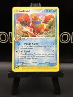 Pokemon Crawdaunt 13/97 DR EX Dragon 2003 Non Holo LP - Image 2