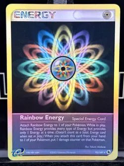 Rainbow Energy 95/109 Ruby and Sapphire Reverse Holo NM Unlimited Pokemon TCG - Image 3