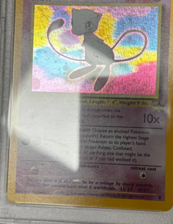 Mew Holo Black Star Promo League PSA 7 NM 2000 Pokemon #9 - Image 3