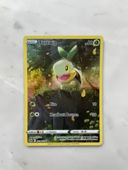 Pokemon TCG Turtwig Crown Zenith GG 2023 Holo Full Art Ultra Rare #GG31/GG70 - Image 1