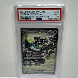 Pokemon Ogerpon EX Cornerstone Mask Twilight Masquerade Sir Psa 9 - Image 1