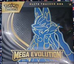 Pokemon Mega Evolution Lucario Elite Trainer Box ETB Factory Sealed Brand New - Image 1