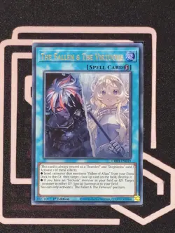 CH01-EN019 The Fallen & The Virtuous Ultra Rare 1st Ed YUGIOH - Image 1