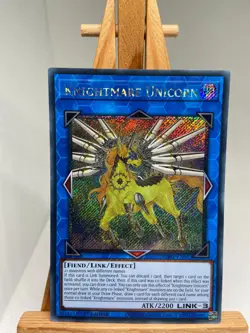 Knightmare Unicorn - Platinum Secret Rare 1st Edition RA01-EN043 - NM - YuGiOh - Image 1