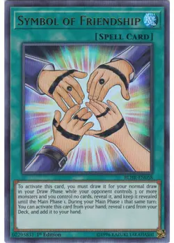 Yugioh - Symbol of Friendship (Ultra Rare) (1st Edition) - BLHR-EN058 P - Image 1