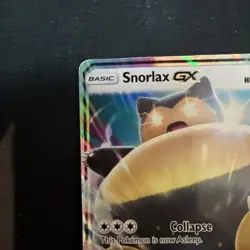 Pokemon Snorlax GX 2016 Full Art Ultra Rare Black Star Promo Holo Card SM05 - Image 2