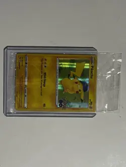 POKEMON CARD PIKACHU 028/078 RARE HOLO SHINY FOIL TCG GO SET - Image 1