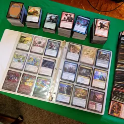 13 Pages of MODERN Era Cards Collection in Binder and 1000 random Bulk MTG Lot - Image 1
