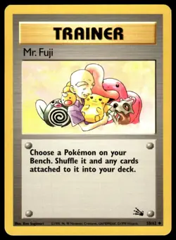 Pokemon Fossil Mr. Fuji #58/62 NM - Exact Card Shown - PME - Image 1