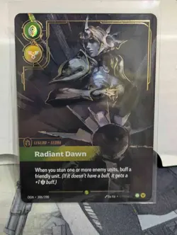 Riftbound Leona Card Radiant Dawn Origins #306/298 League Of Legends English - Image 1