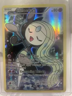 Meloetta #XY120 Mythical Collection Black Star Promo Pokemon Card - Image 1