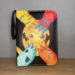 Lot of 96 Vintage 1999 Pokemon TCG Base Set Cards LP In Binder W/ Extra Sheets - Image 1