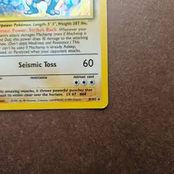 1st Edition Machamp 8/102 Pokemon Base Set Holo Rare Card - HP - First Ed - Image 5