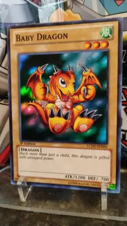BABY DRAGON 1st Edition YU-GI-OH Foil Trading Card LCJW-EN006 - Image 1