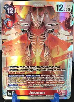 Digimon Card Game Jesmon BT23-013 SR Super Rare BT23 Hackers Slumber - Image 1