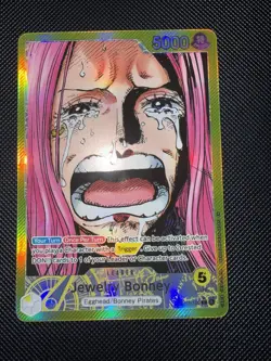 One Piece TCG OP13-100 Jewelry Bonney Alt Art Leader AA Card Game CCG English - Image 1