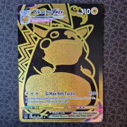 Pikachu VMax TG29/TG30 Gold Card Lost Origin Pokemon Card TCG Secret Rare 2022 - Image 1