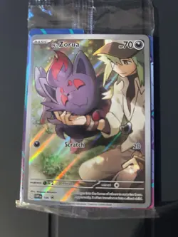NS Zorua SVP 189 Journey Together Black Star Promo Card NM Sealed with Dividers - Image 1
