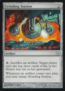 Grinding Station - Heavy Play MTG Fifth Dawn - Image 1