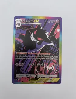 Gengar Ex Pokemon Pocket TCG Card Holo Foil Full Art - Genetic Apex - CUSTOM - Image 1