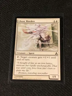 Magic the Gathering Guildpact Ghost Warden - Image 1