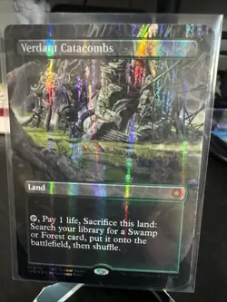 Verdant Catacombs (Borderless) (Dragonscale Foil) Special Guests Foil - Image 1