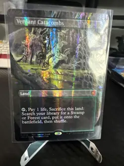 Verdant Catacombs (Borderless) (Dragonscale Foil) Special Guests Foil - Image 2