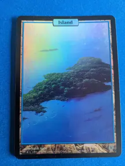 Island 1x MtG *Foil* Unhinged SP/NM **See pictures** - Image 1