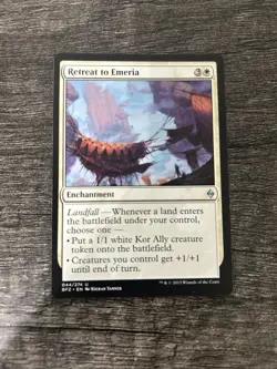 MTG 1x Retreat to Emeria x1 LP Battle for Zendikar - Image 1