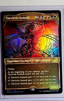 2022 MTG Magic the Gathering SLD Secret Lair Textured Foil 1070 Vaevictis Asmadi - Image 1