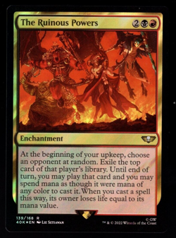 The Ruinous Powers 139/168 Rare Surge Foil Warhammer 40K MTG Near Mint - Image 1