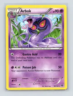 Pokemon TCG Arbok 48/146 XY Base Set Normal MP - Image 1