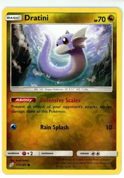 Pokemon TCG Dratini 117/181 Sm-Team Up Reverse Holo - Image 1