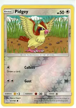 Pokemon TCG Pidgey 121/181 Sm-Team Up Reverse Holo - Image 1