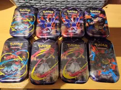 Pokemon TCG Mega Heroes Mini Tins X 8 Brand New & Sealed - Image 1