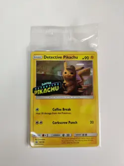 Pokemon TCG - Detective Pikachu SM190 Black Star Promo Stamped Sealed - Image 1