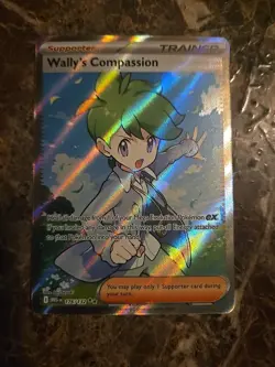 Wally's Compassion 176/132 Full Art Ultra Rare - Pokemon TCG: Mega Evolution NM - Image 1