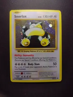 Snorlax XY179 Pokemon TCG XY Black Star Promos Ultra Rare Holo LPn - Image 2