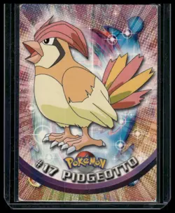 Topps Pokemon Pidgeotto #17 1999 TV Animation Edition Non Holo Blue Logo LP - Image 1