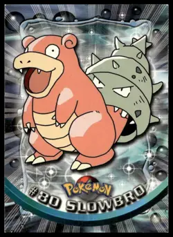 Topps Pokemon Slowbro #80 1999 TV Animation Edition Non Holo Blue Logo NM - Image 1