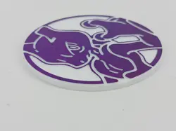 Pokemon Mewtwo White with Purple Mirror Holo Jumbo 2" Coin V Battle Deck - Image 2